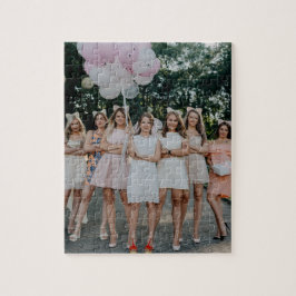 Bride's Besties Wedding Bridesmaids DIY Foto hinzu