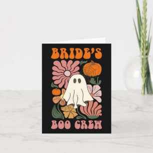 Brides Boo Crew Blumengeister Halloween Bacheloret Karte