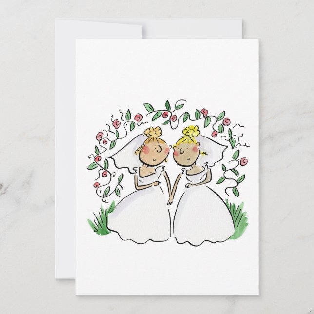 Brides Einladung (Vorderseite)