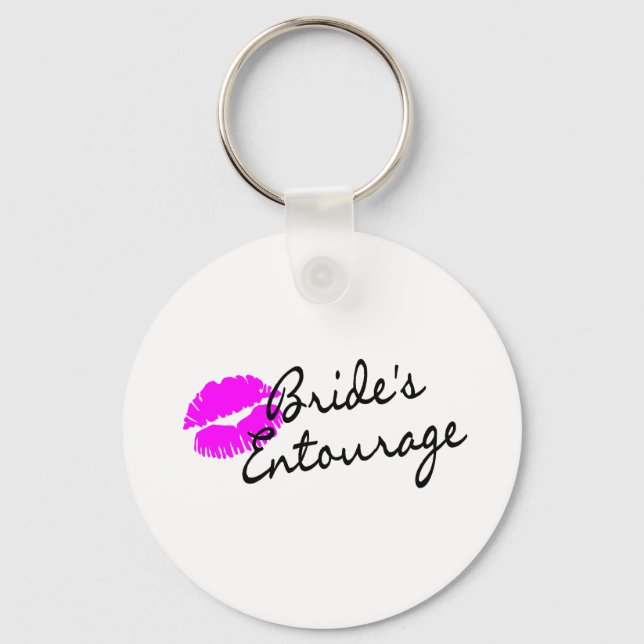 Brides Entourage (Kiss) Schlüsselanhänger (Vorderseite)