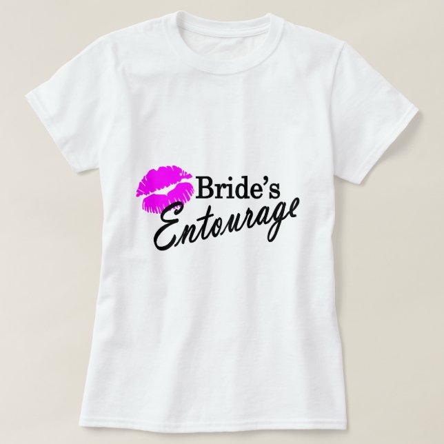 Brides Entourage T-Shirt (Design vorne)