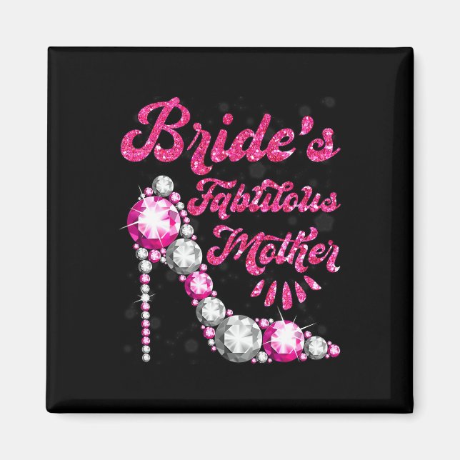 Bride's fabelhafte Mutter glückliche Hochzeit Marr Magnet (Vorne)