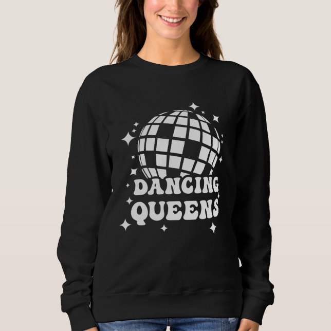 Brides Las  Disco Bachelorette Party Sweatshirt (Vorderseite)