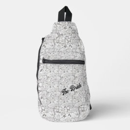 Brides personalizable Floral Crossbody Bag
