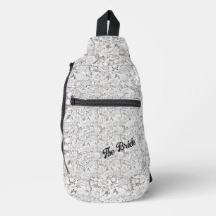 Brides personalizable Floral Crossbody Bag