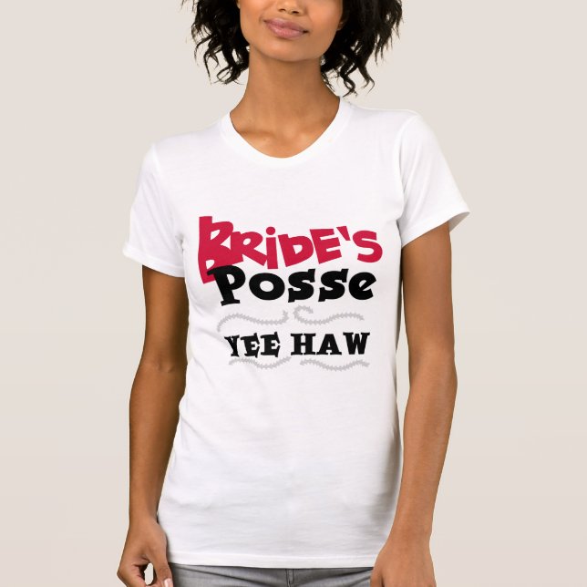 Bride's Posse T-Shirt (Vorderseite)