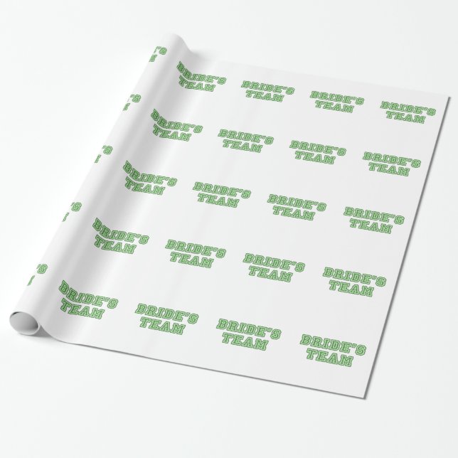 Brides-Team Geschenkpapier (Ungerollt)