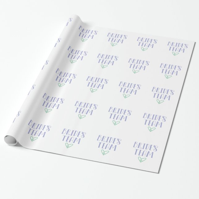 Brides-Team Geschenkpapier (Ungerollt)