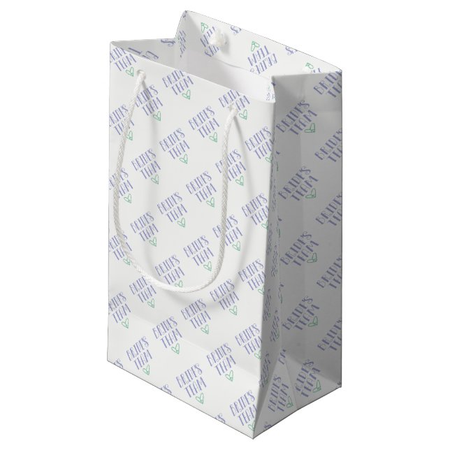Brides-Team Kleine Geschenktüte (Vorderseite Schrägansicht)
