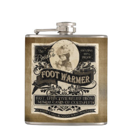 Bride's Vintag Foot Warmer Flachmann