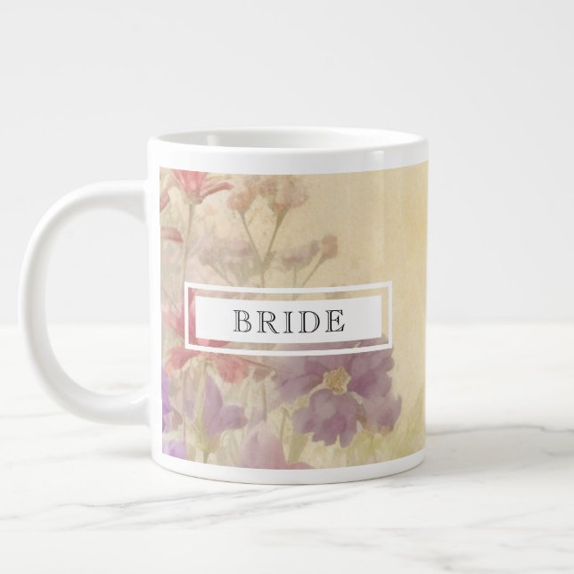 Brides Vintager Blumenjumbo Jumbo-Tasse (Links)