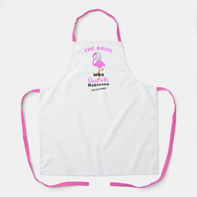 Brides Wedding Day Special Schürze Personalisiert (Vorderseite)