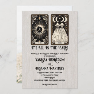 Brides Wedding Tarot Einladung