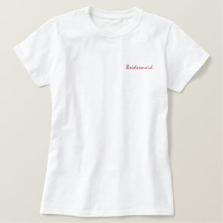 Bridesmaid besticktes Shirt