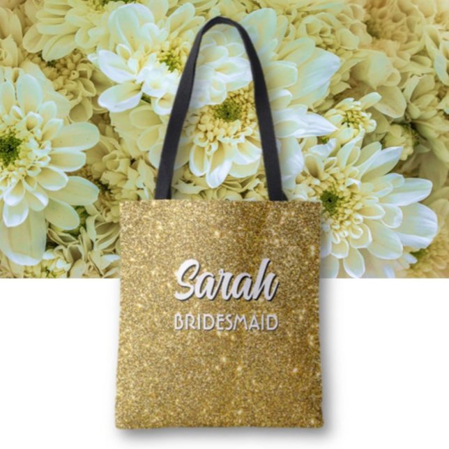 Bridesmaid Bling! Custom cute Wedding attendant Tasche (Von Creator hochgeladen)