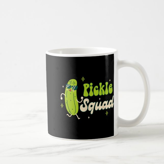 Bridesmaid Bride Babe Pickle Lover Bachelorette Pi Kaffeetasse (Rechts)