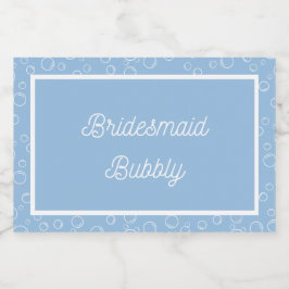 Bridesmaid Bubbly Mini Sparkling Weinkeller