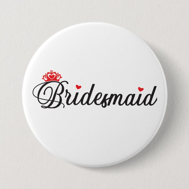 Bridesmaid Button (Vorderseite)