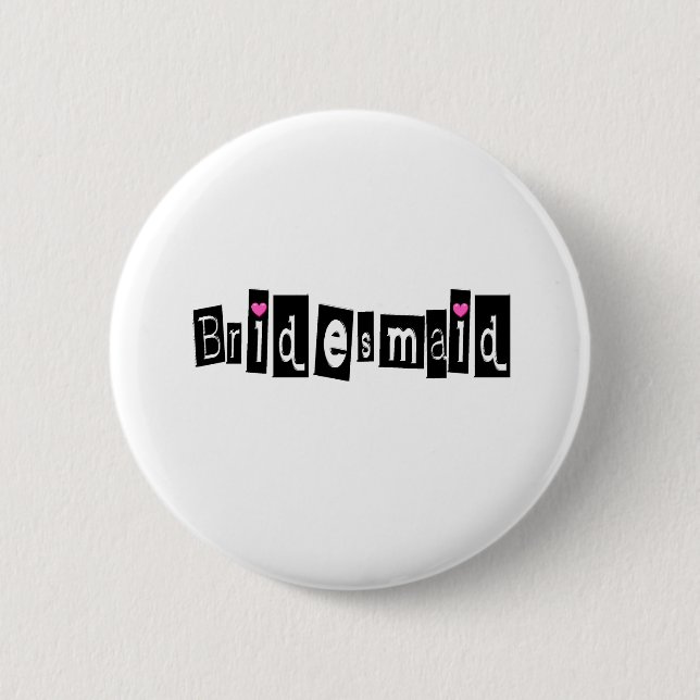 Bridesmaid Button (Vorderseite)