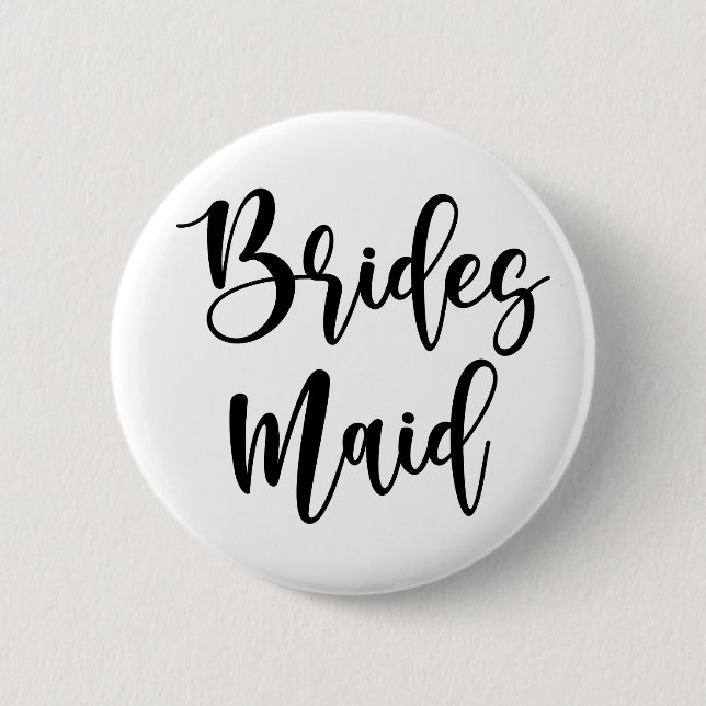 Bridesmaid Button (Vorderseite)