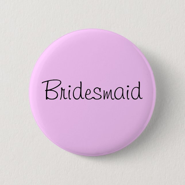 Bridesmaid Button (Vorderseite)