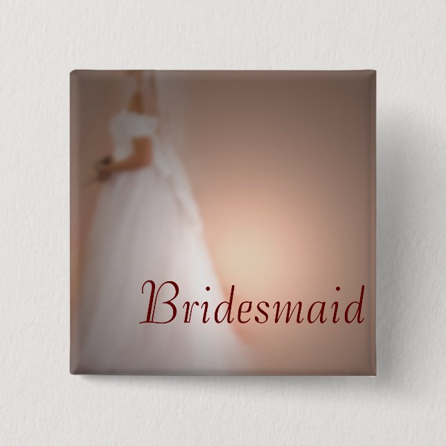 Bridesmaid Button (Vorderseite)