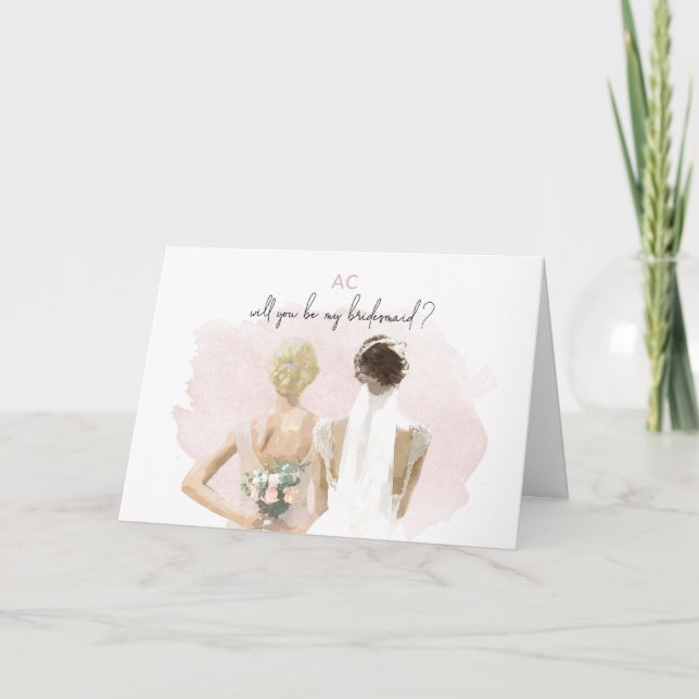 Bridesmaid - Carte de note CA (Devant)