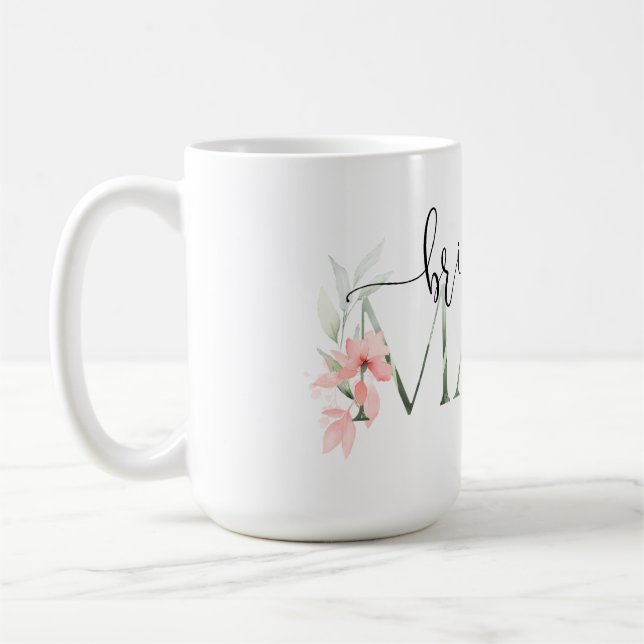 Bridesmaid Cup Bridesmaid Brautparty Geschenke Kaffeetasse (Links)