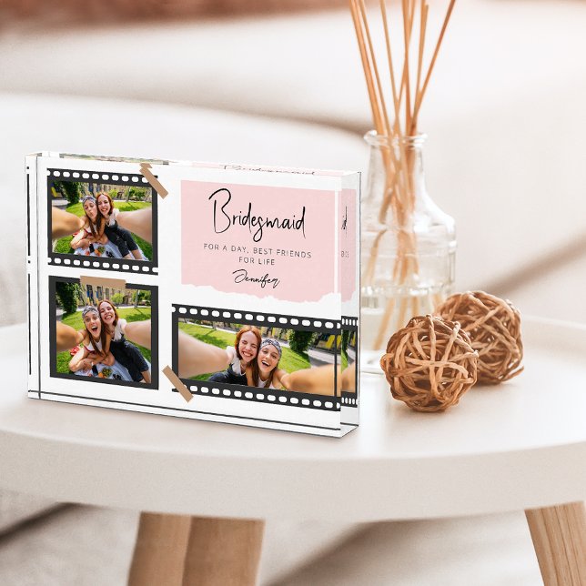 Bridesmaid Custom Foto Collage Bachelorette (Von Creator hochgeladen)