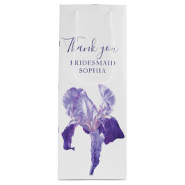 Bridesmaid danke Ihnen Hochzeit Iris Weinbeutel Geschenktüte Für Weinflaschen