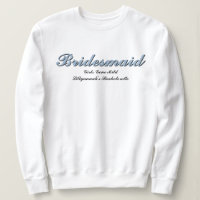 Bridesmaid Dusty Blue Junggeselinnen-Abschied Matc