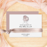 Bridesmaid Dusty Pink Haargummi Holder Begleitkarte<br><div class="desc">Platzieren Sie einen Scratchie oder einen Haargummi um die Karte,  um sich für eine bezaubernde und nützliche Art und Weise zu bedanken.</div>