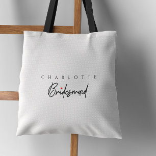 Bridesmaid Elegante: Personalisiertes Brautparty Tasche