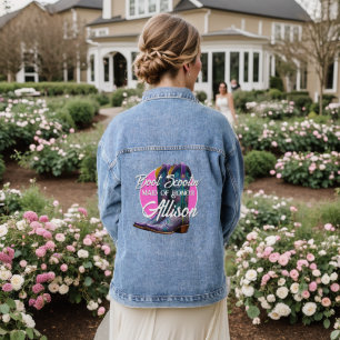 Bridesmaid Extravagant Cowboy Boots Jeansjacke