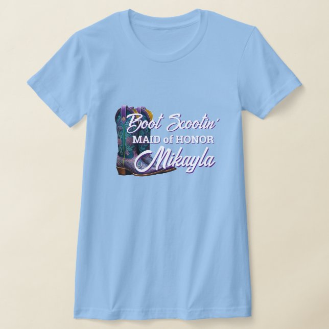 Bridesmaid Extravagant Cowboy Boots T-Shirt (Ablage )