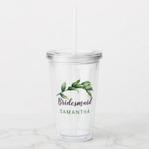 Bridesmaid Foliage Personalisiert