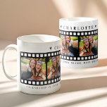Bridesmaid Foto Brautparty Kaffeetasse<br><div class="desc">Diese schicke Bridesmaid Foto Brautparty Coffee Tasse ist der perfekte Sake für Ihre Brautjungfrau oder Trauzeugin mit einer stilvollen Schwarz-Weiß-Collage aus Foto. Mit moderner Typografie macht diese Tasse ein nachdenkliches Brautjunggeschenk oder einen Vorschlag, um Erinnerungen aus dem Junggeselinnen-Abschied und Hochzeitsfestlichkeiten zu erfassen. Feiern Sie Ihr Brautparty mit diesem eleganten, personalisierten...</div>