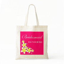 Bridesmaid Frangipani Sac fourre-tout budgétaire f