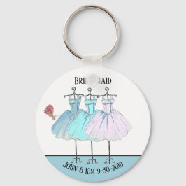 Bridesmaid Gastgeschenk Hochzeit Schlüsselanhänger
