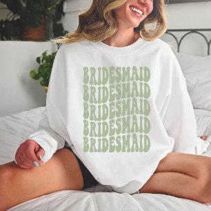 Bridesmaid-Geschenk Custom Bachelorette-Brautparty Sweatshirt