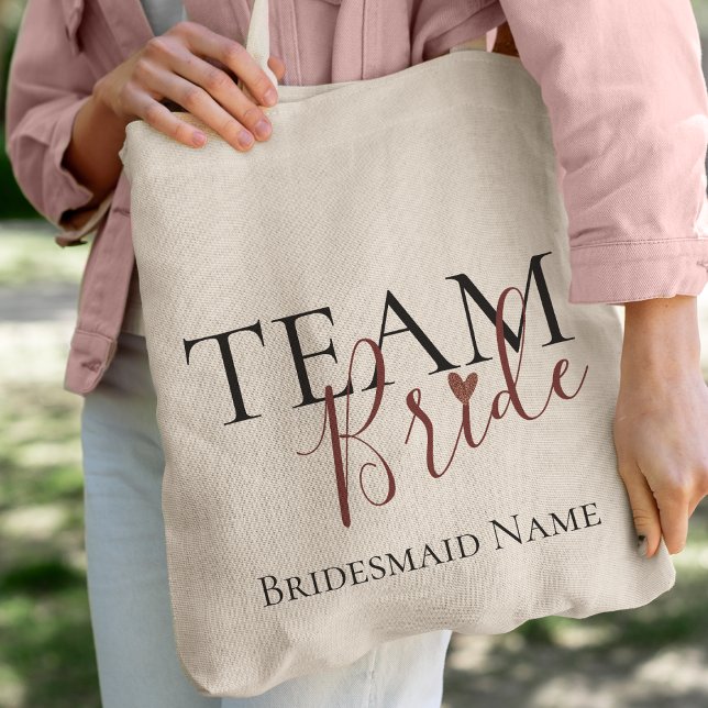Bridesmaid-Geschenk für Hochzeit und Junggeselinne Tragetasche (Von Creator hochgeladen)