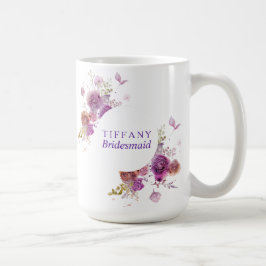 Bridesmaid Geschenk Wasserfarben Kaffeetasse