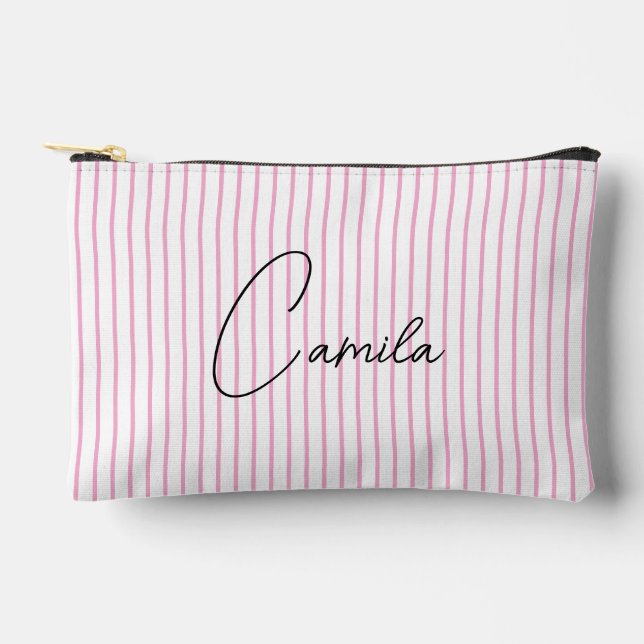 Bridesmaid-Geschenke, Personalisierte Makeup-Tasch Zubehörtasche (Vorderseite)