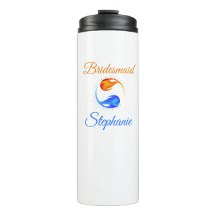 Bridesmaid-Geschenke - Zwillingsflame Thermosbecher