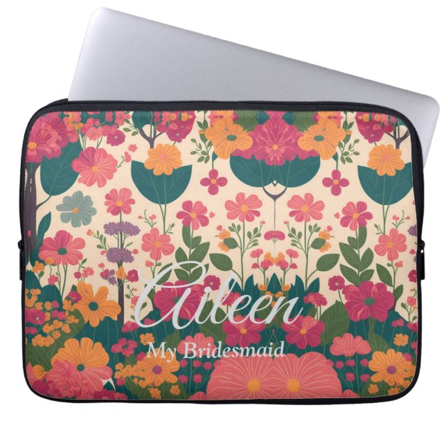 Bridesmaid-Geschenkidee Laptopschutzhülle (Vorderseite)