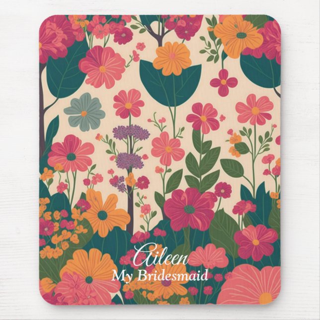 Bridesmaid-Geschenkidee Mousepad (Vorne)