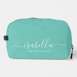 Bridesmaid Gift Blue Aqua Waschbeutel