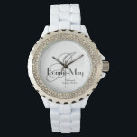 Bridesmaid Gift Chic Monogram Lässig Cool Sporty Armbanduhr<br><div class="desc">Hochzeitsfeier Gift Bridesmaid Chic Monogram Lässige Coole Sporty Watch. Klicken Sie auf diese Vorlage personalisieren, um sie mit Ihrer Monogramm-Initiale, dem Vornamen und dem Heiratsdatum schnell und einfach anzupassen. Bridesmaid Gift Chic Monogram Lässige Coole Sporty Watch, ist Teil der Bridesmaid Geschenksammlung in diesem Laden. 30 Tage Geld zurück Garantie. Weltweit...</div>