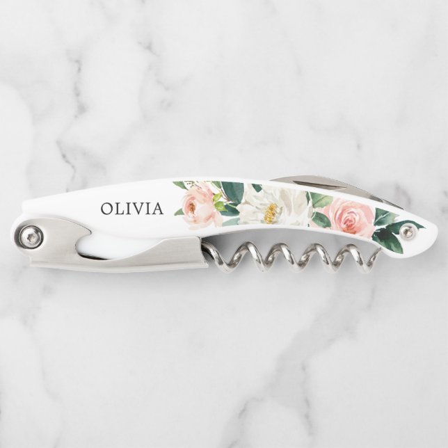 Bridesmaid Gift Cork Screening - Airy Blush Kellnermesser (Vorderseite)