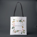 Bridesmaid Gift Personalisiert Tote Bag Magnolia Tasche<br><div class="desc">Geschenke diese schöne personalisierte Tasche an die Damen,  die dich auf dieser Reise unterstützt haben! Sie werden Liebe,  wie nachdenklich du bist! Editieren Sie einfach den Namen und fügen Sie ihn Ihrem Warenkorb hinzu!</div>